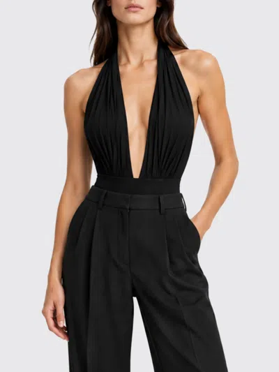 Norma Kamali Top Woman Color Black