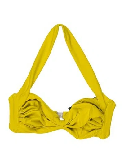 Pre-owned Norma Kamali Top In Yellow