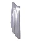 Norma Kamali One Shoulder Tunic In Gray