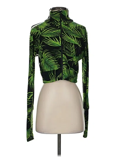 Pre-owned Norma Kamali Track Jacket In Green