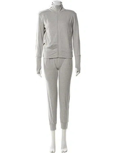 Pre-owned Norma Kamali Tracksuit In Gray