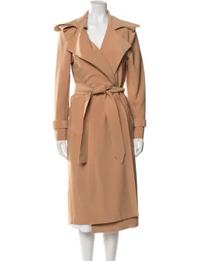 Pre-owned Norma Kamali Trench Coat In Gold