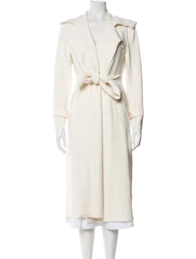 Pre-owned Norma Kamali Trench Coat In Neutral