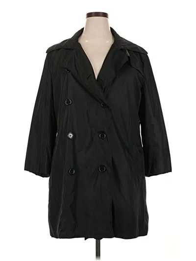 Pre-owned Norma Kamali Trenchcoat In Black