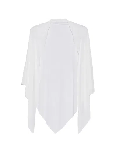 Norma Kamali Triangle Scarf In White