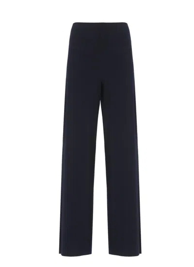 Norma Kamali Trousers In Blue