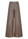 Norma Kamali Trousers In Brown