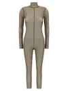 Norma Kamali Turtle Jumpsuit In Green