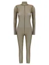 Norma Kamali Turtle Jumpsuit In Green