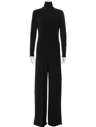 Pre-owned Norma Kamali Turtleneck Jumpsuit W/ Tags In Blue