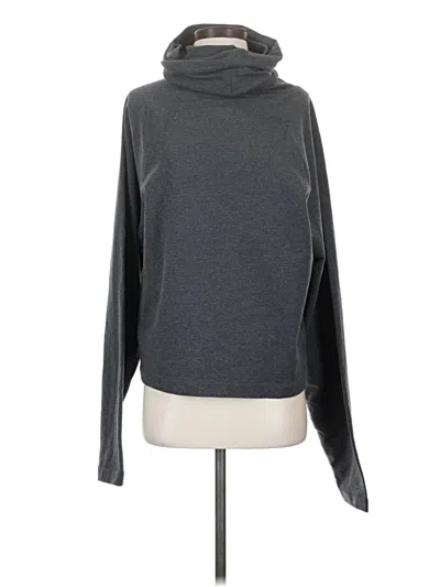 Pre-owned Norma Kamali Turtleneck Sweater In Gray
