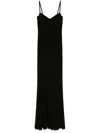 Norma Kamali Underwire Fishtail Gown In Black