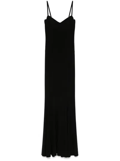 NORMA KAMALI UNDERWIRE-CUP FISHTAIL GOWN