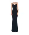 Norma Kamali Underwire Fishtail Gown In Black