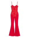 Norma Kamali Underwire Fishtail Jumpsuit With Bodysuit