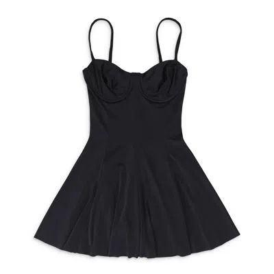 Norma Kamali Underwire Swim Dress Black One-piece Swimsuits