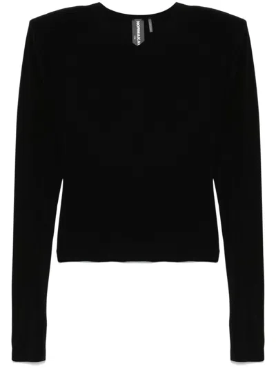 NORMA KAMALI NORMA KAMALI V-NECKED TOP