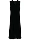 Norma Kamali Velvet Midi Dress