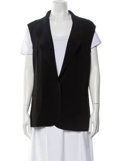 Pre-owned Norma Kamali Vest In Black
