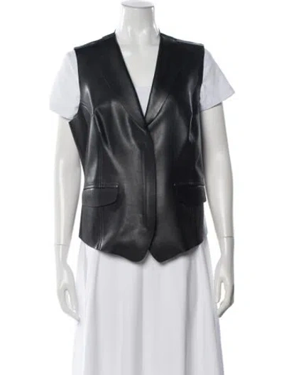 Pre-owned Norma Kamali Vest In Black