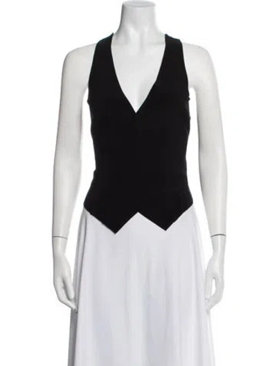 Pre-owned Norma Kamali Vest In Black
