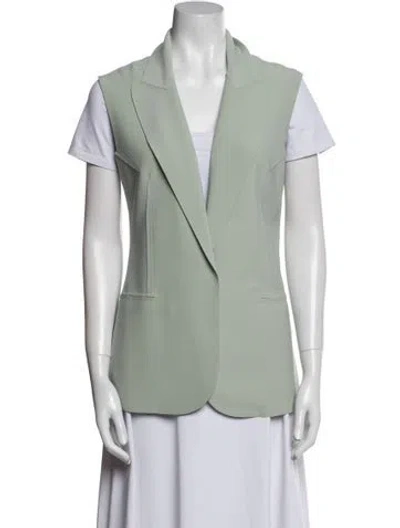 Pre-owned Norma Kamali Vest In Blue