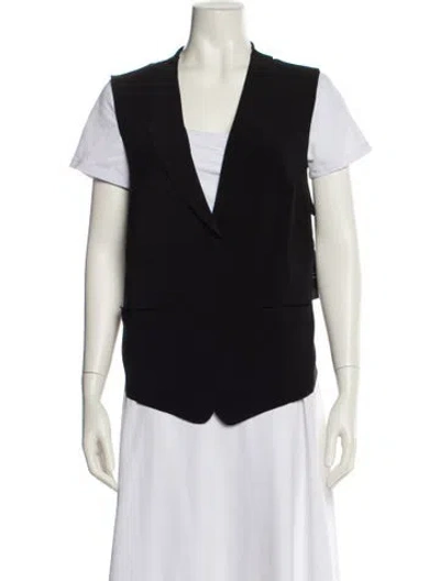 Pre-owned Norma Kamali Vest W/ Tags In Black