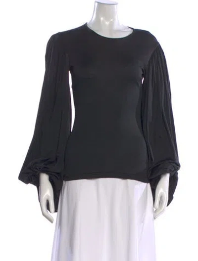 Pre-owned Norma Kamali Vintage 1970's Top In Black