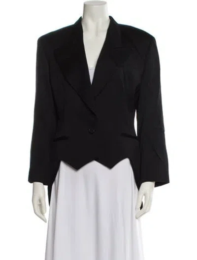 Pre-owned Norma Kamali Vintage 1990's Blazer In Black
