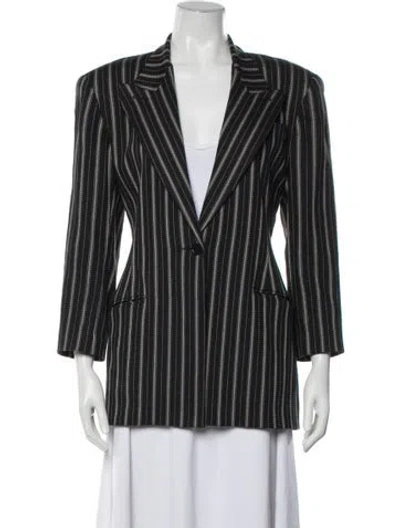 Pre-owned Norma Kamali Vintage 1990's Blazer In Black