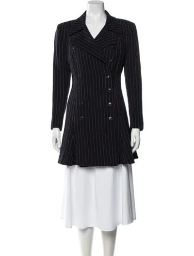 Pre-owned Norma Kamali Vintage 1990's Blazer In Blue