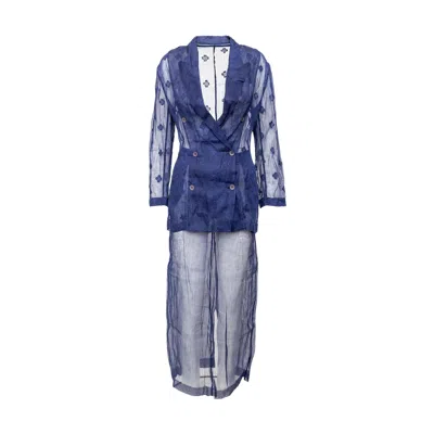 Pre-owned Norma Kamali Vintage Cotton Set - '90s In Purple