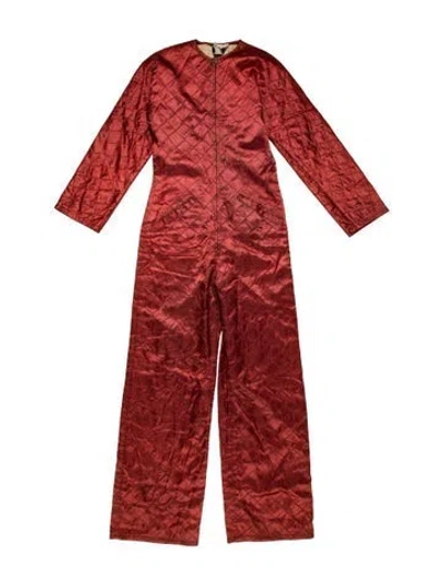 Pre-owned Norma Kamali Vintage Late 1960's - Early 1970's Jumpsuit In Orange