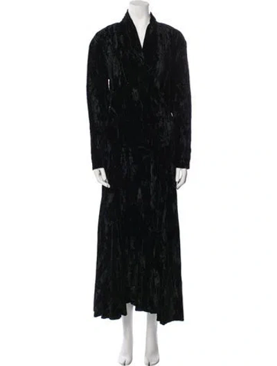 Pre-owned Norma Kamali Vintage Long Dress In Black