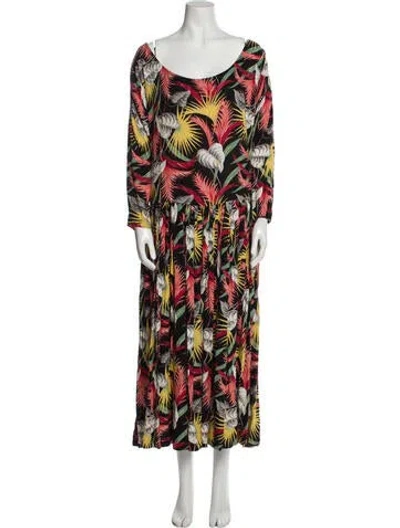 Pre-owned Norma Kamali Vintage Long Dress In Black