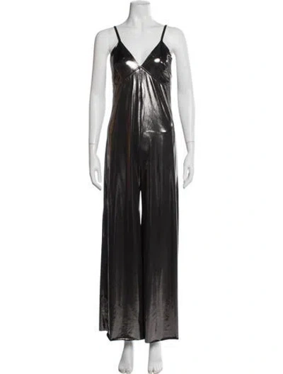 Pre-owned Norma Kamali V-neck Jumpsuit