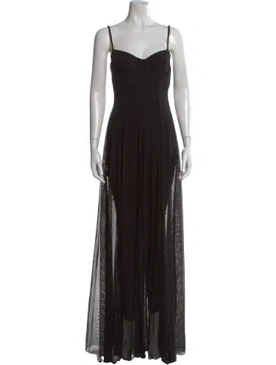 Pre-owned Norma Kamali V-neck Jumpsuit In Black