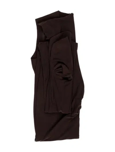 Pre-owned Norma Kamali V-neck Jumpsuit W/ Tags In Brown