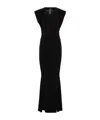 Norma Kamali V Neck Rectangle Gown In Multi