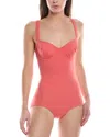 Norma Kamali Vogue One-piece In Pink