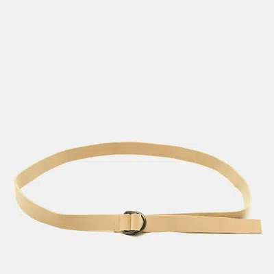 Norma Kamali Waist Belt Beige Knit Fabric In Neutral