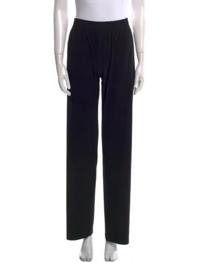 Pre-owned Norma Kamali Wide Leg Pants In Black