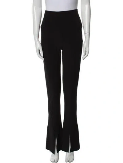 Pre-owned Norma Kamali Wide Leg Pants In Black
