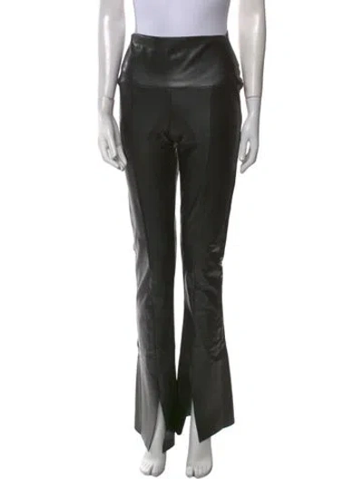 Pre-owned Norma Kamali Wide Leg Pants In Black