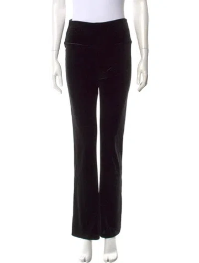 Pre-owned Norma Kamali Wide Leg Pants In Black