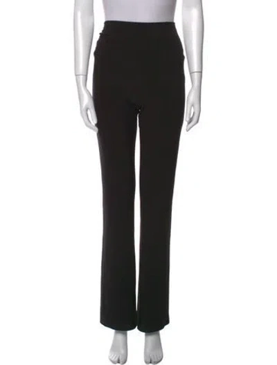 Pre-owned Norma Kamali Wide Leg Pants In Black