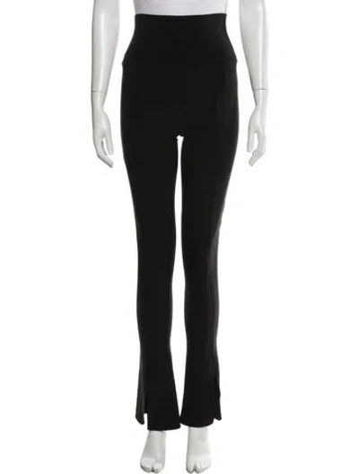 Pre-owned Norma Kamali Wide Leg Pants In Black