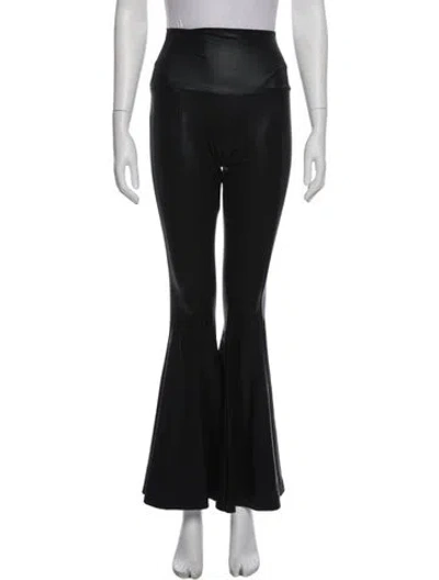 Pre-owned Norma Kamali Wide Leg Pants In Black