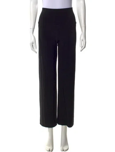 Pre-owned Norma Kamali Wide Leg Pants In Black