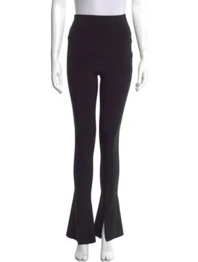 Pre-owned Norma Kamali Wide Leg Pants In Black